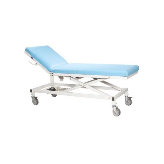 2. Dotare cabinet medicină de familie - masă de examinare albastră