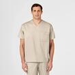 Bluza unisex uniforma medicala, WonderWORK, 100-KHAK