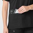 Bluza uniforma medicala, WinkWork 101-BLACK