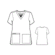 Bluza uniforma medicala, WonderWork 101-WHITE