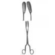 Forceps obstetrical placenta, Lewkowiz, 24 cm