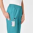 Pantaloni uniforma medicala, Wink Work, 501-TEAL