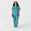Pantaloni uniforma medicala, WonderWork, 505-TEAL