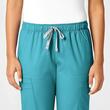 Pantaloni uniforma medicala, WonderWork, 505-TEAL