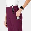 Pantaloni uniforma medicala, W123, 5155-WINE