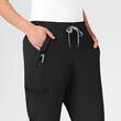 Pantaloni uniforma medicala, WonderWink Renew, 5234-BLAC