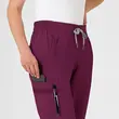 Pantaloni uniforma medicala, WonderWink Renew, 5234-WINE