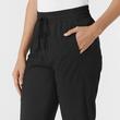 Pantaloni uniforma medicala, Wink Boundless, 5251-BLACK