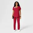 Pantaloni uniforma medicala, WonderWink W123, 5255-REDT