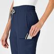 Pantaloni uniforma medicala, WonderWink Renew, 5334-NAVY