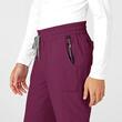 Pantaloni uniforma medicala, WonderWink Renew, 5434-WINE