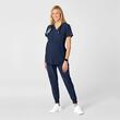 Pantaloni uniforma medicala, maternitate, W123, 5455-NAVY