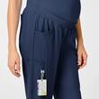 Pantaloni uniforma medicala, maternitate, W123, 5455-NAVY