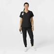 Pantaloni uniforma medicala, W123, 5555-BLACK 