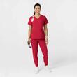 Pantaloni uniforma medicala, W123, 5555-REDT