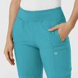 Pantaloni uniforma medicala, W123, 5555-TEAL 