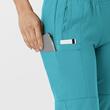 Pantaloni uniforma medicala, W123, 5555-TEAL 