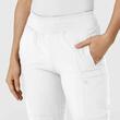Pantaloni uniforma medicala, W123, 5555-WHITE
