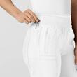 Pantaloni uniforma medicala, W123, 5555-WHITE