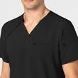Bluza uniforma medicala, WonderWink Renew, 6034-BLAC