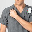 Bluza uniforma medicala, WonderWink Renew, 6034-GRHT
