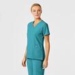 Bluza uniforma medicala, W123, 6155-TEAL