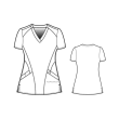 Bluza uniforma medicala, W123, 6155-REDT
