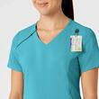 Bluza uniforma medicala, WonderWink Renew, 6234-TEAL