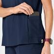 Bluza uniforma medicala, WonderWink Renew, 6334-NAVY