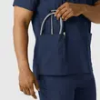 Bluza uniforma medicala, Wink Boundless, 6351-NAVY