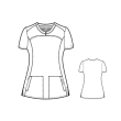 Bluza uniforma medicala, WonderWink PRO, 6419-CARI