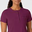 Bluza uniforma medicala, WonderWink Renew, 6434-WINE