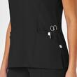 Bluza uniforma medicala, W123, 6455-BLAC