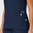 Bluza uniforma medicala, W123, 6455-NAVY