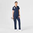 Bluza uniforma medicala, cu guler, W123, 6955-NAVY