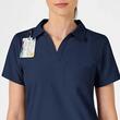 Bluza medicala Polo, W123, dama, NAVY- bleumarin 