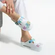 Saboti medicali cu platforma, pentru femei, din piele naturala