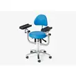Scaun medical AKRUS AK445, scaun rotund pentru medici, reglabil pe inaltime, cu brate optionale