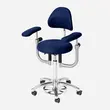 Scaun medical AKRUS AK445, scaun rotund pentru medici, reglabil pe inaltime, cu brate optionale