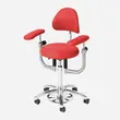 Scaun medical AKRUS AK445, scaun rotund pentru medici, reglabil pe inaltime, cu brate optionale