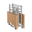 Pat pentru ingrijire acasa, electric, bariatric, cu inaltime redusa, 4 motoare, latime 120 cm, sarcina maxima 372 kg, Bariatric 2 LOW LUX