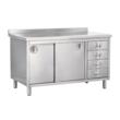 Masa de lucru medicala, din inox, configurabila cu 3 sau 4 sertare, TTVA 4725
