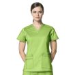 Bluza uniforma medicala, WonderFLEX, 6108-GAP