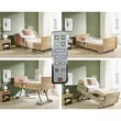 Pat medical, ingrijire la domiciliu, electric, cu telecomanda, 4 motoare, inaltime reglabila 23cm-80cm, 225kg, FMB First Standard