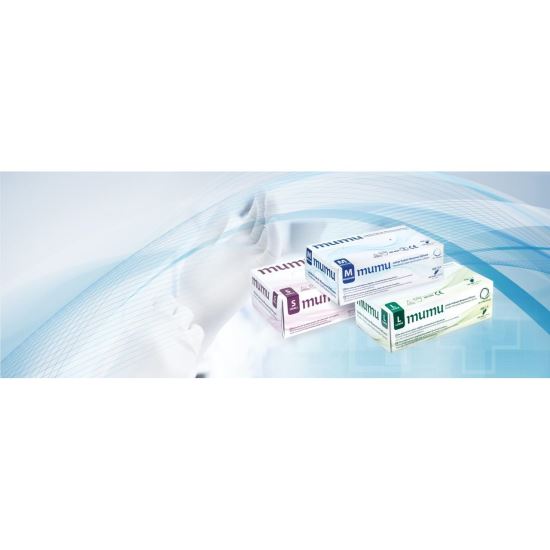 Manusi examinare, latex, pudrate