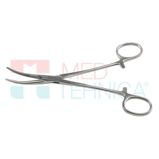 Pensa hemostatica KELLY-RANKIN, curbata 16cm