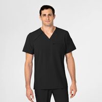 Bluza uniforma medicala, WonderWink Renew, 6034-BLAC