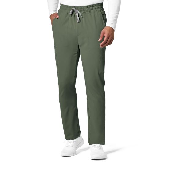 Pantaloni uniforma medicala, Wink Renew, 5434-OLIV