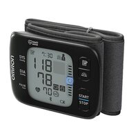 Tensiometru digital de incheietura, Omron RS7 Intelli IT, cu Bluetooth, automat, 100 memorii x 2 utilizatori
