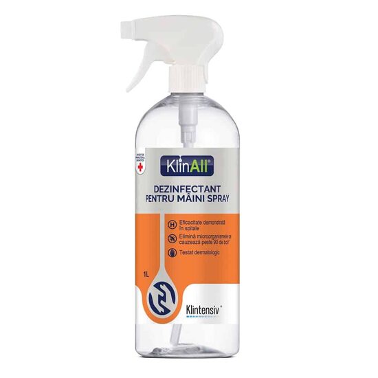 Dezinfectant spray KlinAll pentru maini